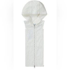 Veronica Beard Marlo Eyelet Hoodie Dickey NWT